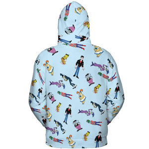 Animated Undead Gravedale High All-over Print Hoodie