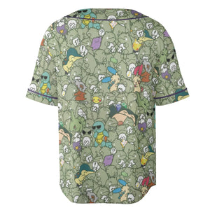 Epic Pokemon Pattern Unisex Baseball Jersey