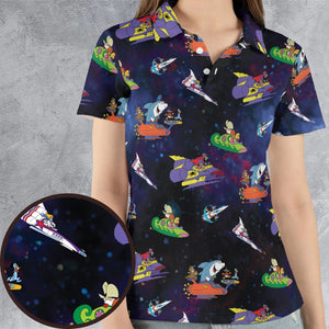 Yogi’s Space Race AOP Men/Women Polo Shirt