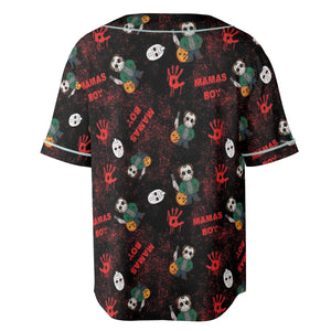 Mamas Boy Friday the 13th Unisex Baseball Jersey
