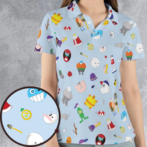 Homestar Runner Main Cast AOP Men/Women Polo Shirt