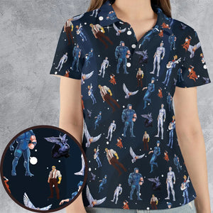 Silverhawks Cartoon Characters AOP Men/Women Polo Shirt