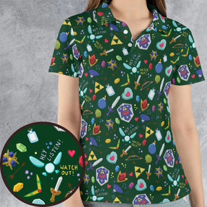 The Legend Of Zelda AOP Men/Women Polo Shirt