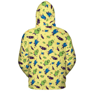 All-over Print Hoodie - MVUJDJNM - - 4