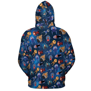 All-over Print Hoodie - KT26S8HF - - 4
