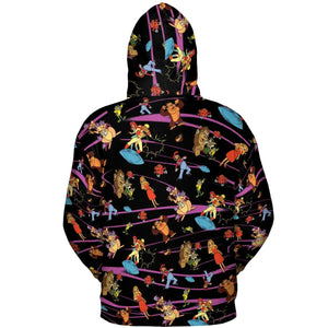 Saturday Supercade Characters All-over Print Hoodie