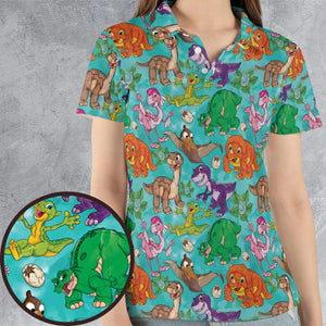 Squad Goals The Land Before Time AOP Men/Women Polo Shirt