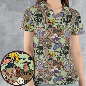 Groove Map The Emperor's New Groove AOP Men/Women Polo Shirt