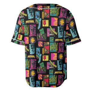 Monster Pop Movies Halloween Unisex Baseball Jersey
