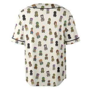 Teenage Mutant Ninja Turtles in Kidrobot style Unisex Baseball Jersey
