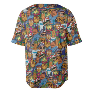 Rocket Power Characters Unisex Baseball Jersey