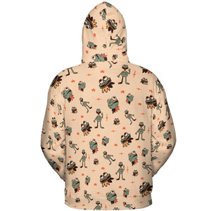 Kermit The Frog Doodles All-over Print Hoodie