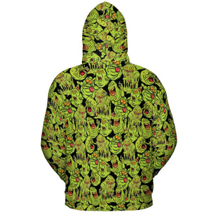 Funny Slimer Ghostbusters All-over Print Hoodie