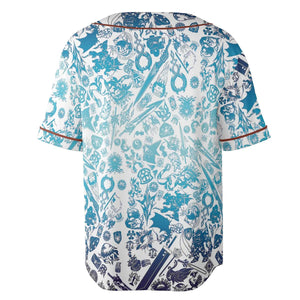 Blue Moggle Final Fantasy Unisex Baseball Jersey