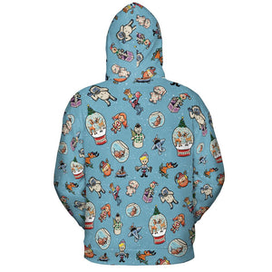 All-over Print Hoodie - M11DNAGA - - 4