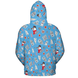All-over Print Hoodie - 2MWJAD6A - - 4