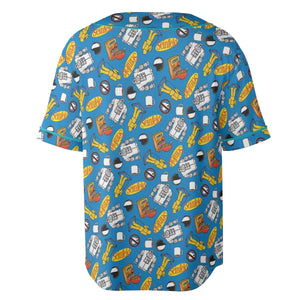 Jerry Seinfeld Comedian Pattern Unisex Baseball Jersey