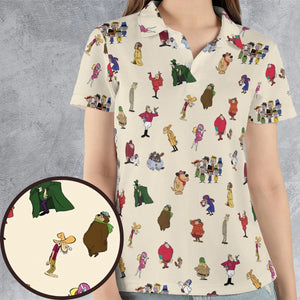 Wacky Races Characters AOP Men/Women Polo Shirt