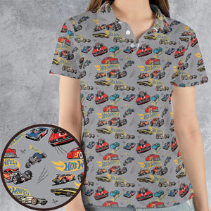 Hot Wheels Classic Car AOP Men/Women Polo Shirt