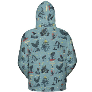 Paranormal Creatures All-over Print Hoodie