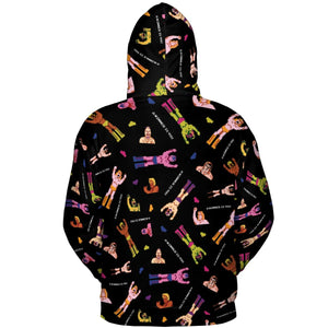 Wrestling Fighters Pro Wrestling All-over Print Hoodie