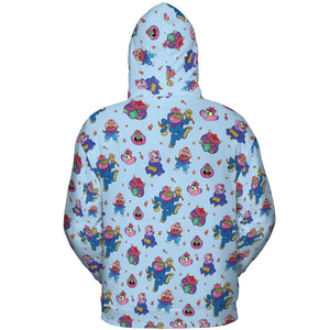 Blue Monster My Pet Monster All-over Print Hoodie