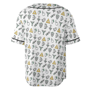 The Zelda Pixel Style Unisex Baseball Jersey