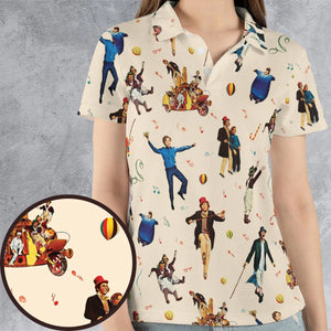 It's Scruumdidiyumptious Willy Wonka And Chocolate Factory AOP Men/Women Polo Shirt