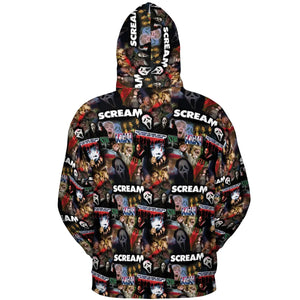 Slasher Chic Scream All-over Print Hoodie