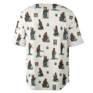 Smokey The Bear Unisex Baseball Jersey