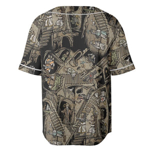 Monty Escher’s Relativity Unisex Baseball Jersey
