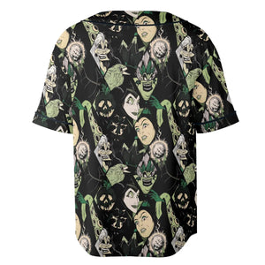 The Villains Pattern Unisex Baseball Jersey