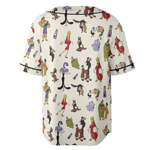 Kuzco and Friends The Emperor's New Groove Unisex Baseball Jersey