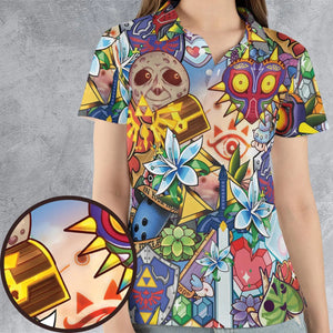 A Majora's Mask The Legend of Zelda AOP Men/Women Polo Shirt