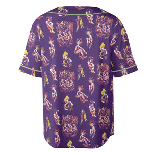 Yu Gi Oh Characters Patterns Unisex Baseball Jersey