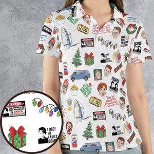 Holiday Pranks Home Alone AOP Men/Women Polo Shirt
