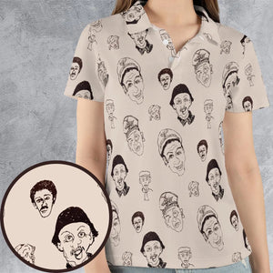 Retro Laughs Hogan's Heroes AOP Men/Women Polo Shirt