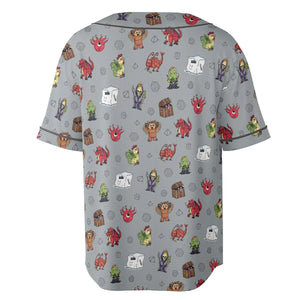 Little Monsters DnD Unisex Baseball Jersey