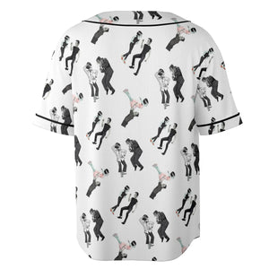 Frankenstein And Bride Movie Dance Scenes Unisex Baseball Jersey
