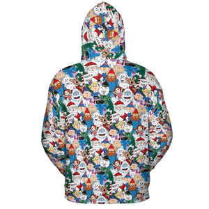 All-over Print Hoodie - 4B1CW9TT - - 4