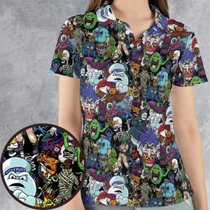 I Ain't Afraid Of No Ghosts AOP Men/Women Polo Shirt