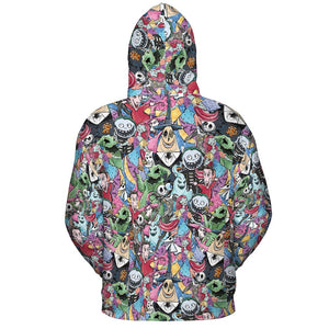 All-over Print Hoodie - 6YV2Z6NP - - 4