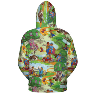 A Big Treehouse Berenstain Bears All-over Print Hoodie
