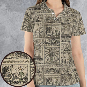 Zelda Story Of The Hero Time Legend AOP Men/Women Polo Shirt