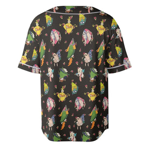 Rocko's Modern Life Pattern Unisex Baseball Jersey