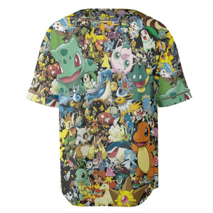 Gotta Catch 'em all Pokemon Unisex Baseball Jersey