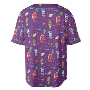 Three amigos Donald Ducktales Unisex Baseball Jersey