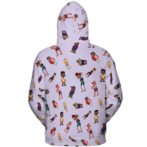 Bebe's Kids Characters All-over Print Hoodie