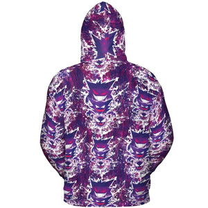 Ghostly Evolution Ghastly Haunter Gengar Pokemon Hawaiian All-over Print Hoodie