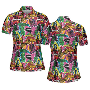 Monsters Pop Collage Universal Monsters AOP Men/Women Polo Shirt